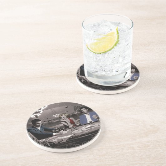 Dessous De Verre En Grès Quinte royale (Côté)