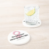 Dessous De Verre En Grès Quota des droits de Funny Womens (Côté)