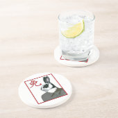 Dessous De Verre En Grès Rabbit de fête (Côté)