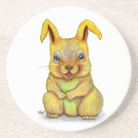 Dessous De Verre En Grès Rabbit d'eau (Devant)