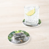 Dessous De Verre En Grès Raccoon 004 (Côté)