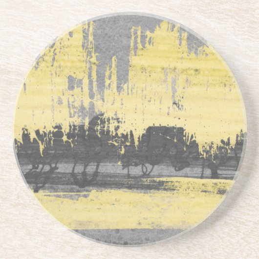 Dessous De Verre En Grès Radar II (Devant)