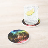 Dessous De Verre En Grès Rainbow Forest (Côté)