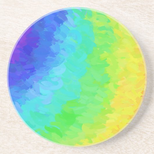 Dessous De Verre En Grès Rainbow Icy (Devant)