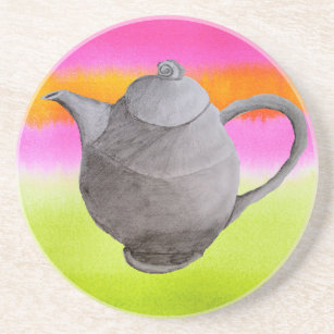 Dessous De Verre En Grès Rainbow Teapot partie thé