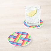Dessous De Verre En Grès Rainbow Twist (Côté)
