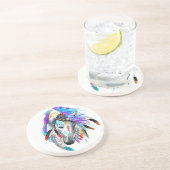 Dessous De Verre En Grès Rainbow watercolor (Côté)