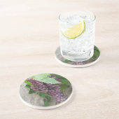 Dessous De Verre En Grès Raisins pourpres sur la vigne (Côté)