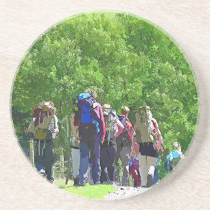 DESSOUS DE VERRE EN GRÈS RANDONNÉE