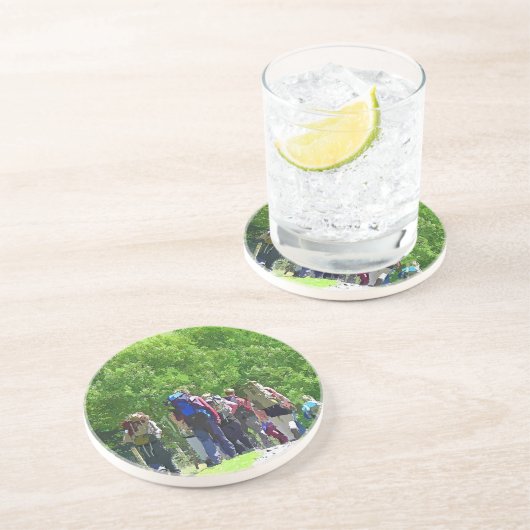 DESSOUS DE VERRE EN GRÈS RANDONNÉE (Côté)