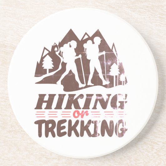 Dessous De Verre En Grès Randonnée ou trekking (Devant)