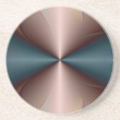 Dessous De Verre En Grès Rassemblement de cuivre de cônes (Devant)