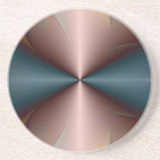 Dessous De Verre En Grès Rassemblement de cuivre de cônes (Devant)