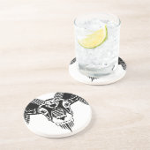 Dessous De Verre En Grès râteau sauvage (Côté)