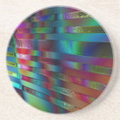 Dessous De Verre En Grès Rayons chromatiques (Devant)