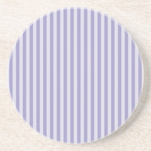 Dessous De Verre En Grès Rayures violettes (Devant)