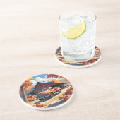 Dessous De Verre En Grès Récolte citrouille (Côté)