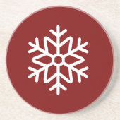 Dessous De Verre En Grès Red  (Devant)