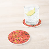 Dessous De Verre En Grès Red Chili's (Côté)