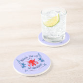 Dessous De Verre En Grès Red Louie (Côté)