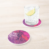 Dessous De Verre En Grès Red Splatter (Côté)