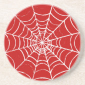 Dessous De Verre En Grès Red Web (Devant)