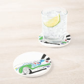 Dessous De Verre En Grès Redlights (Côté)