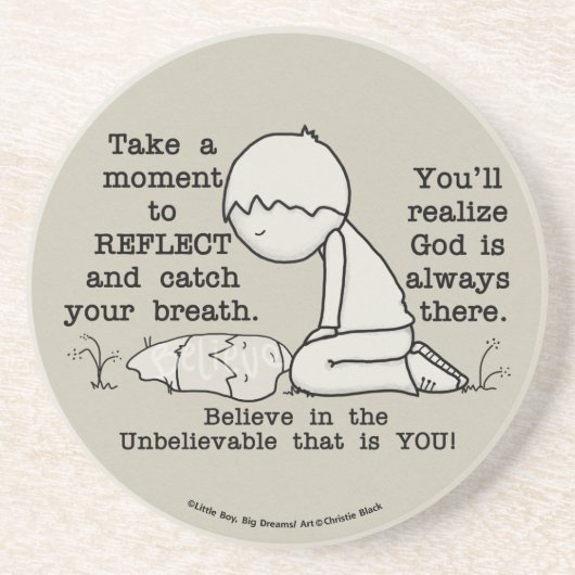 Dessous De Verre En Grès Réflect (Devant)