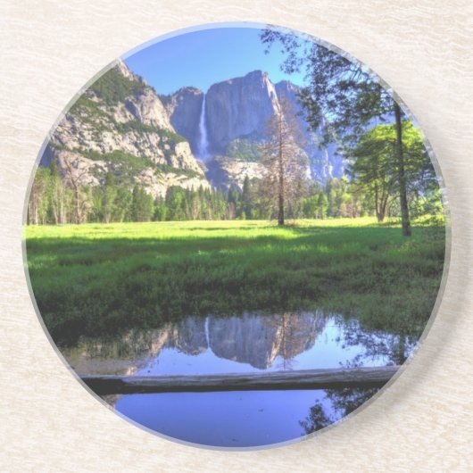 Dessous De Verre En Grès Réflexions des automnes (Devant)