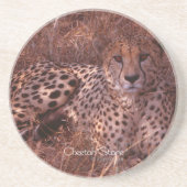 Dessous De Verre En Grès Regard de guépard (Devant)