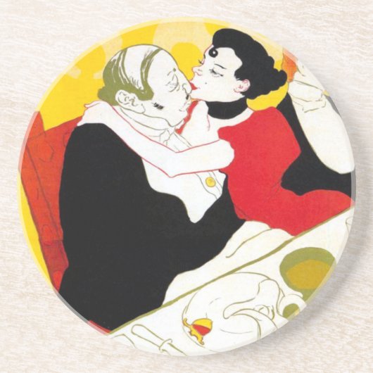 Dessous De Verre En Grès Reine De Joie, 1892 (Devant)