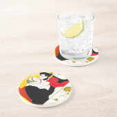 Dessous De Verre En Grès Reine De Joie, 1892 (Côté)