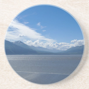 Dessous De Verre En Grès Remonter les montagnes de l'Alaska