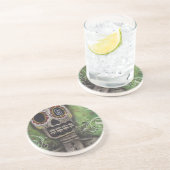Dessous De Verre En Grès Remous (Côté)