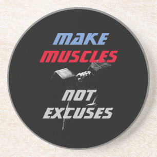 Dessous De Verre En Grès Rendre les muscles Bodybuilding Fitness Motivation