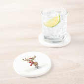 Dessous De Verre En Grès Renne (Côté)