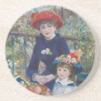 Dessous De Verre En Grès Renoir Deux Sœurs Terrasse Impressionnisme Françai