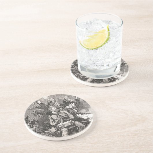 Dessous De Verre En Grès Renvoi du Derby (Côté)