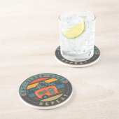 Dessous De Verre En Grès Répéter le camp de sommeil (Côté)