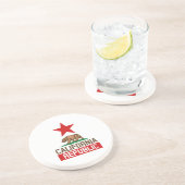 Dessous De Verre En Grès République de Californie (Côté)