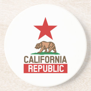 Dessous De Verre En Grès République de la Californie