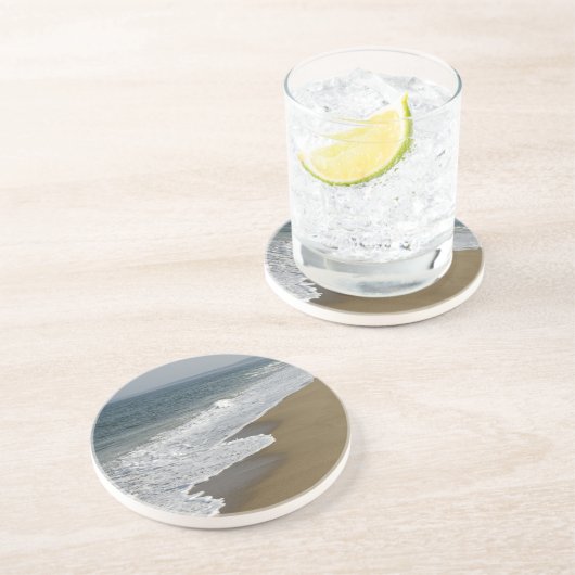 Dessous De Verre En Grès Ressacs sur la plage (Côté)