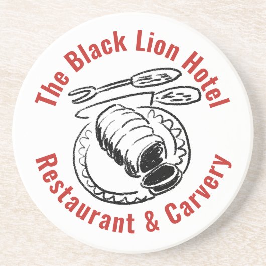 Dessous De Verre En Grès Restaurant (Devant)