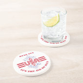 Dessous De Verre En Grès Reste mouche c'est le 4 juillet (Côté)