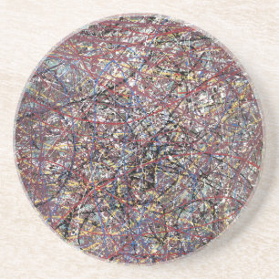 Dessous De Verre En Grès Résumé et absorbant