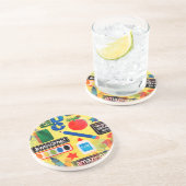 Dessous De Verre En Grès retour à l'école (Côté)