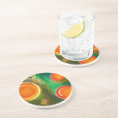 Dessous De Verre En Grès Retour des vraies couleurs (Côté)
