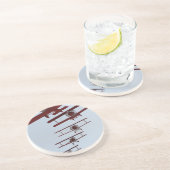 Dessous De Verre En Grès Rétro biplan (Côté)