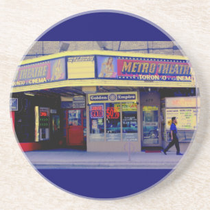 Dessous De Verre En Grès Rétro métro