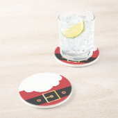 Dessous De Verre En Grès rétro santa claus (Côté)
